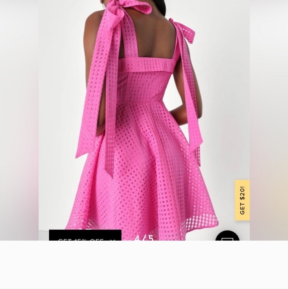 Lulus pink dress - Picture 3 of 5